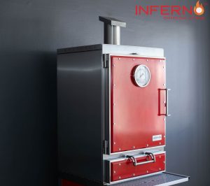 Inferno Charcoal Oven Side View (Closed)