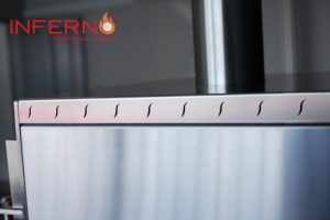 Inferno Charcoal Oven Front Design (Close-Up)