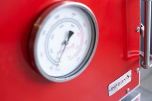 Inferno Charcoal Oven Thermometer (Close-Up)